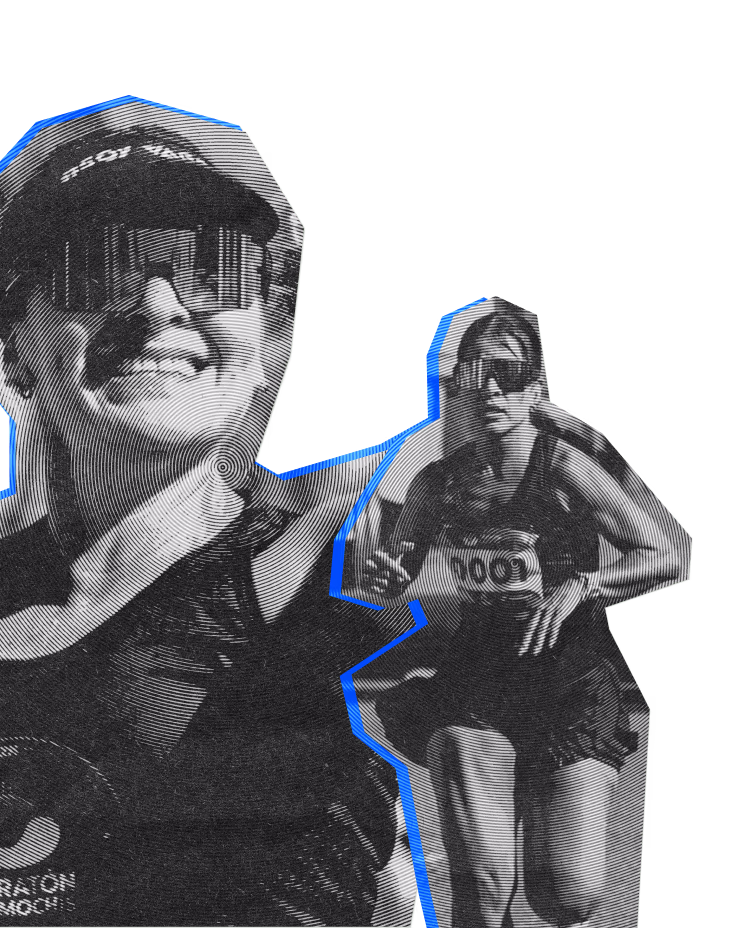 Mujeres felices en el Maratón los Mochis